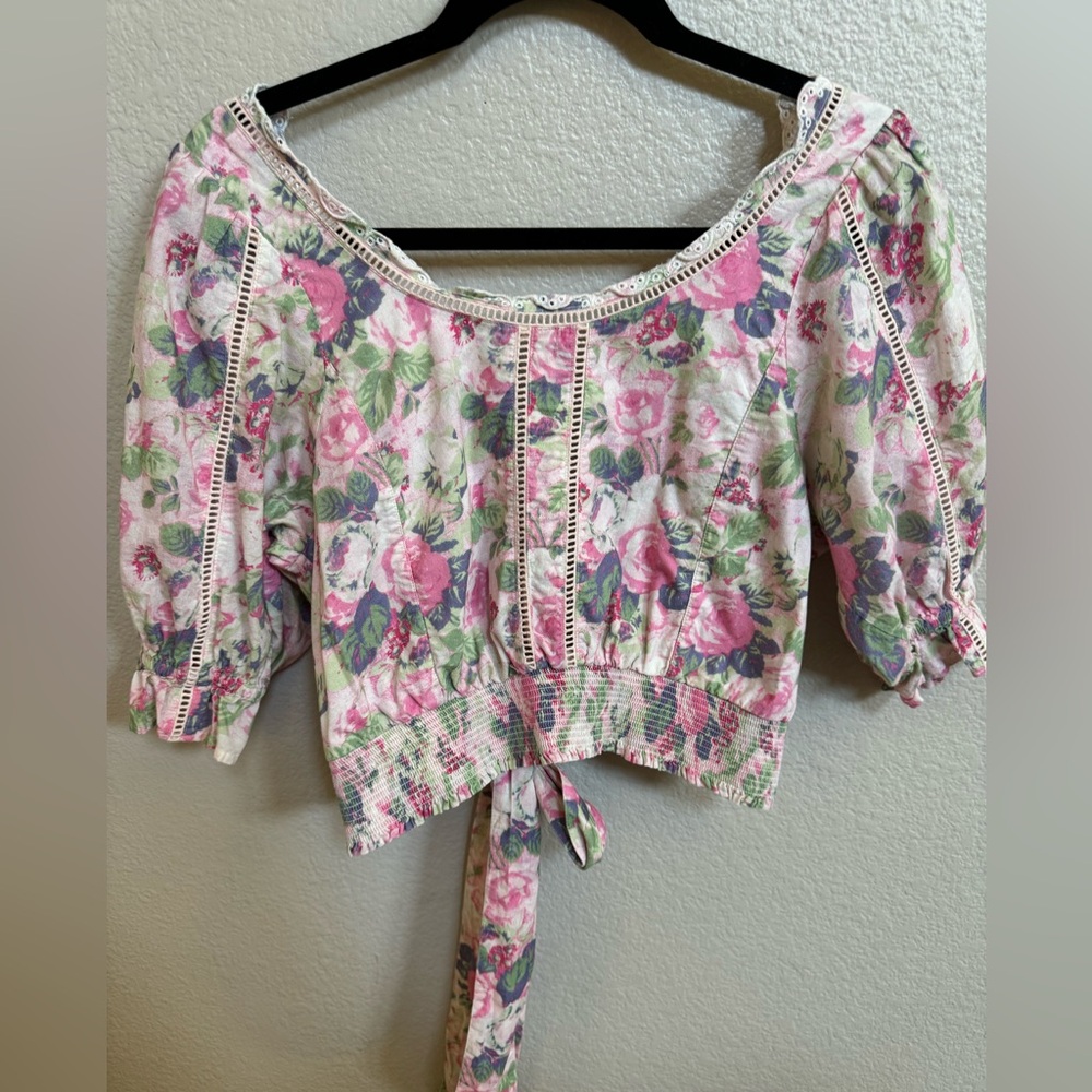 LoveShackFancy Top and Skirt Set